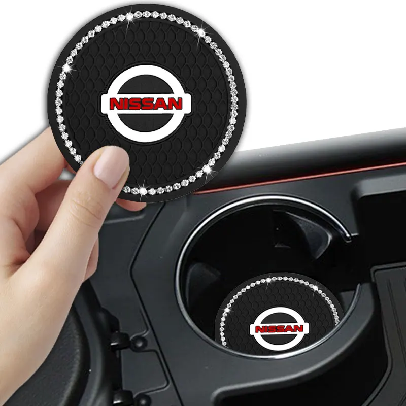 Алмазный автомобильный подстаканник нескользящий коврик для подстаканника