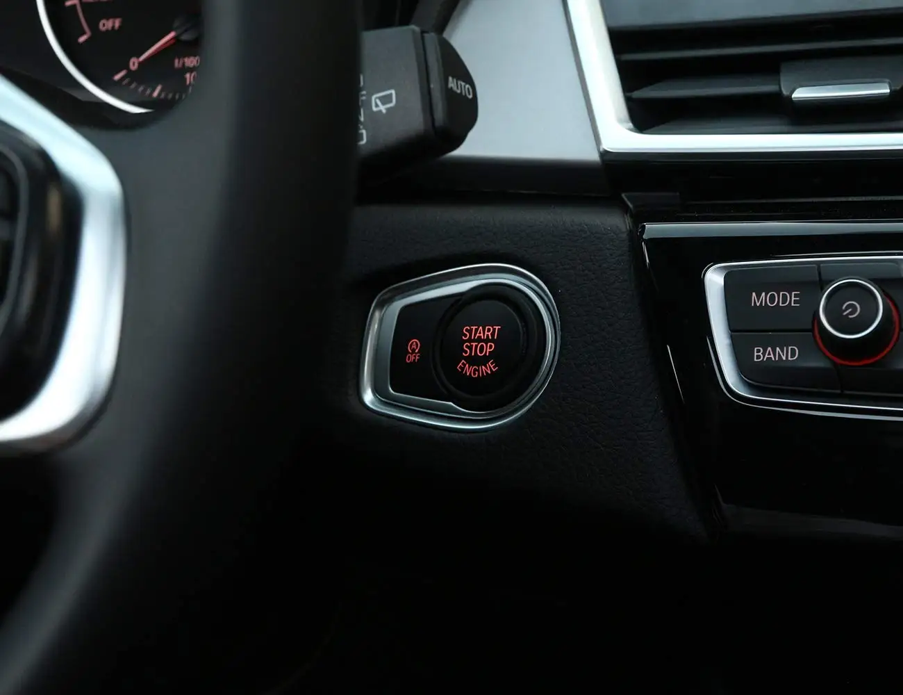 АБС-пластик хром Шестерня переключения передач кольцо Отделка 1 шт. для BMW 2 серии