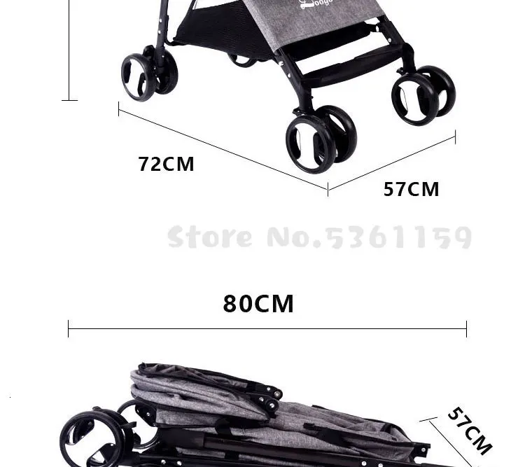 Pet Stroller Light Folding Folding Cart Cat Dog Teddy Nest Basket Outdoor Travel Supplies