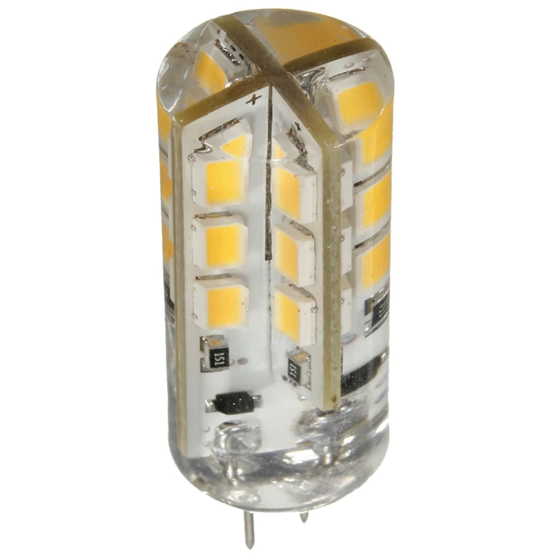 1 шт. G4 3 Вт 2835SMD 24 светодиодный светильник силиконовая капсула сменный галогенный