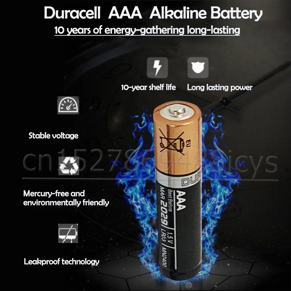 20 шт. оригинальная щелочная батарея DURACELL 1 5 в AAA LR03 для игрушечной камеры фонарика