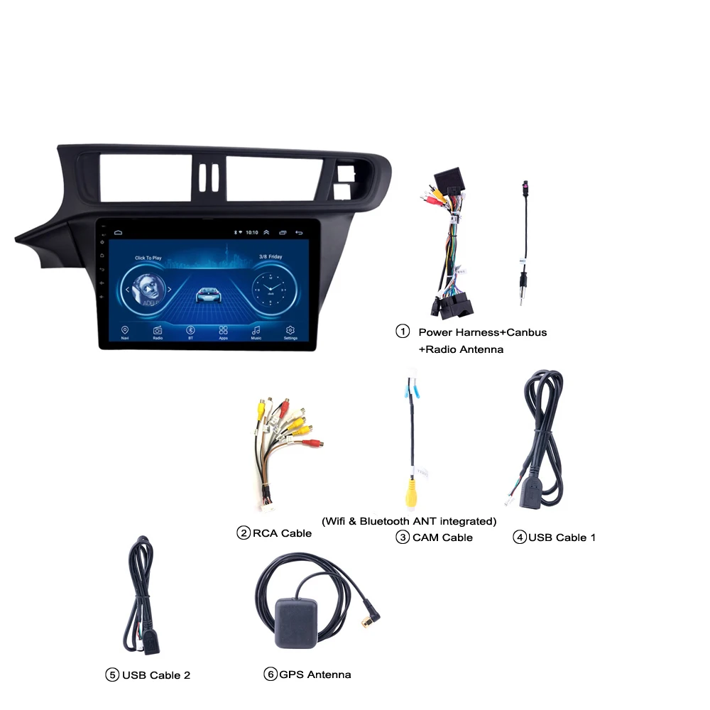 

Eastereggs For Citroen C3-XR 2013-2018 Car Radio Multimedia Video Player Navigation GPS Android Accessories SWC WIFI Bluetooth