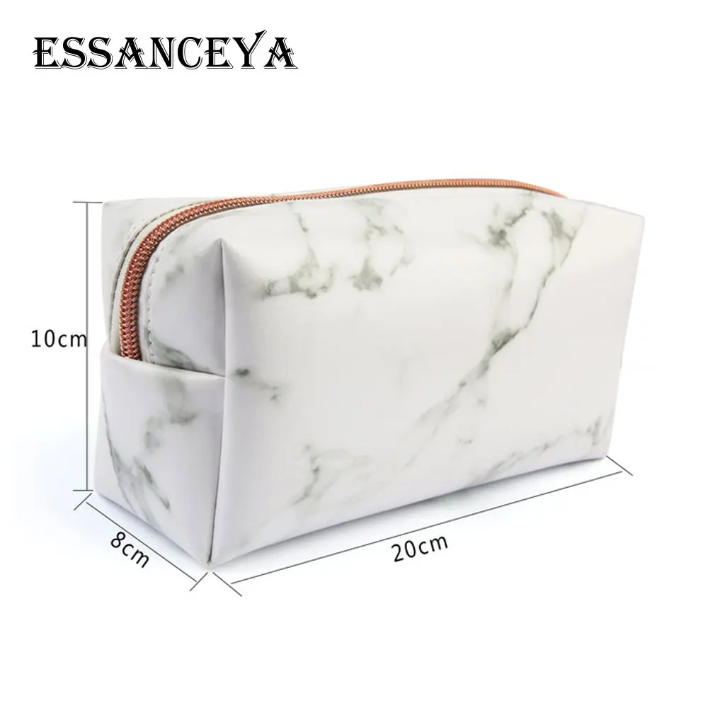 0110 ESSANCEYA, стиль, модная сумка для макияжа, Мраморная, многофункциональная Сумочка, косметичка для путешествий, косметичка, пенал, чехол - Цвет: 0110
