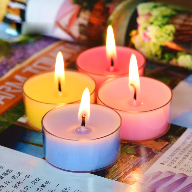 DIY Свечи акриловой пустые чашки домашние ароматические свечи прозрачный мини