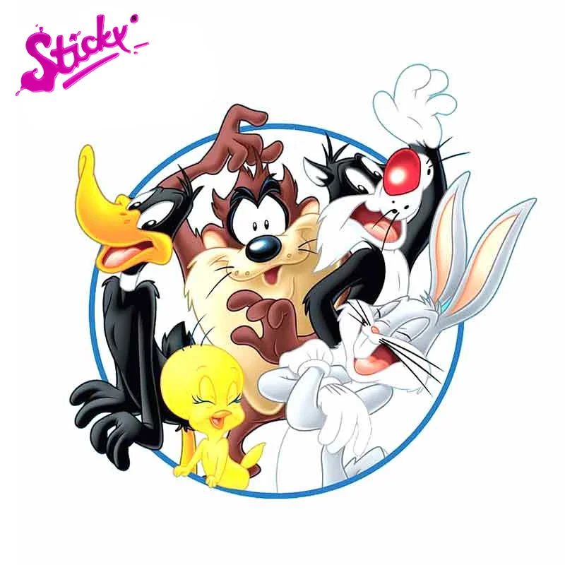 

STICKY Bunny And His Friends Vinyl Car Stickercar Custom Printing Car Decoration Windshield Decals