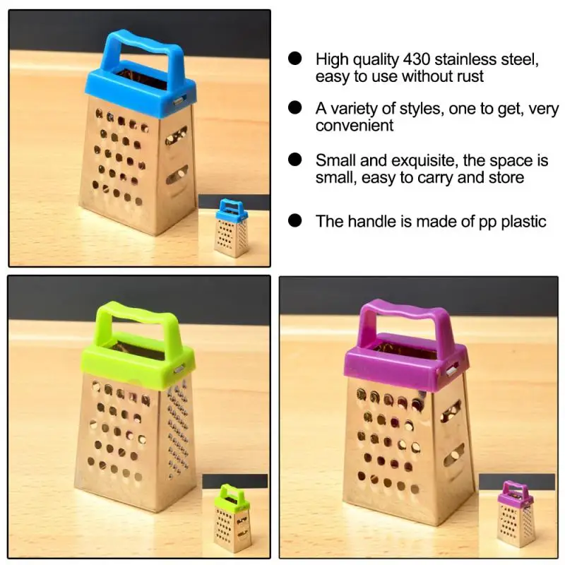 

Useful Mini 4 Sides Multifunction Handheld Grater Slicer Small and versatile Fruit Vegetable Kitchen Tools Cocina Gadget Cuisine