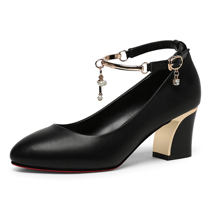 

Design Hot Sale Summer White Color Women Square High Heel Shoes Pointed Toe Pumps Dress High Heels Comfortable Shoes YG-B0294