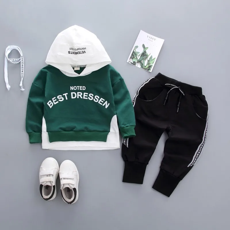 XH zimu Green Новая детская одежда на весну-осень с персонажами из мультфильмов для мальчиков Повседневное хлопковая футболка с коротким рукавом, одежда, штаны 2 шт./компл. Одежда для маленьких детей комплект одежды для детей, спортивный костюм - Цвет: XH zimu Green