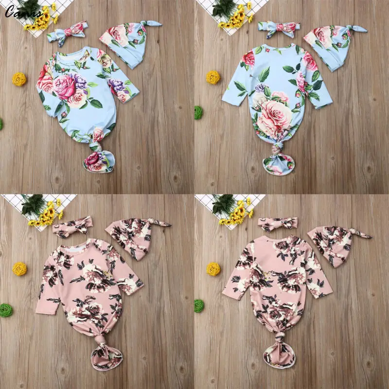 Спальные мешки для новорожденных принцесс цветочная ткань одеяло пеленания с