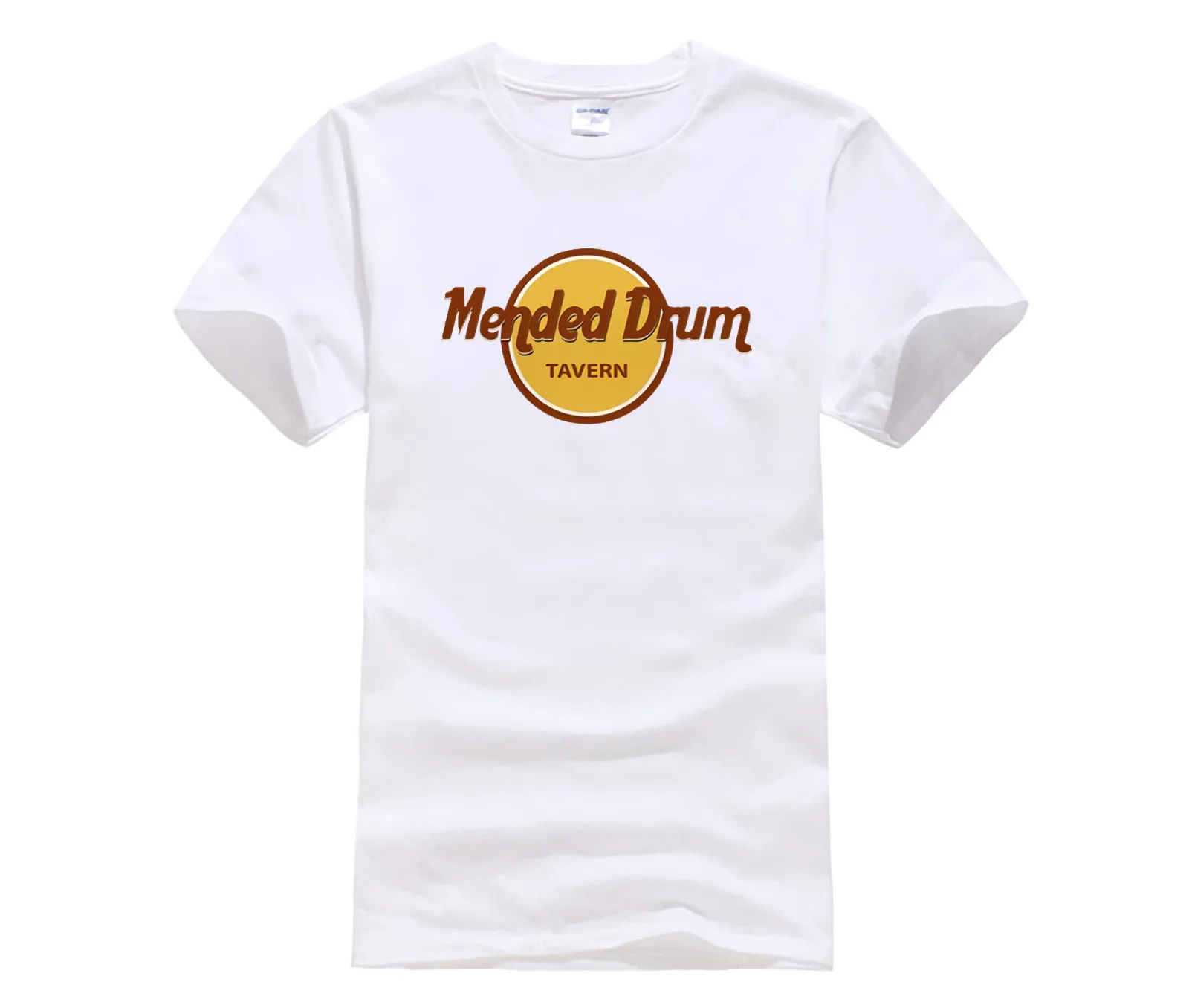 

100% хлопок модный графический модная летняя футболка Топ, рекомендованный барабан таверна мужские крутая футболка с коротким рукавом