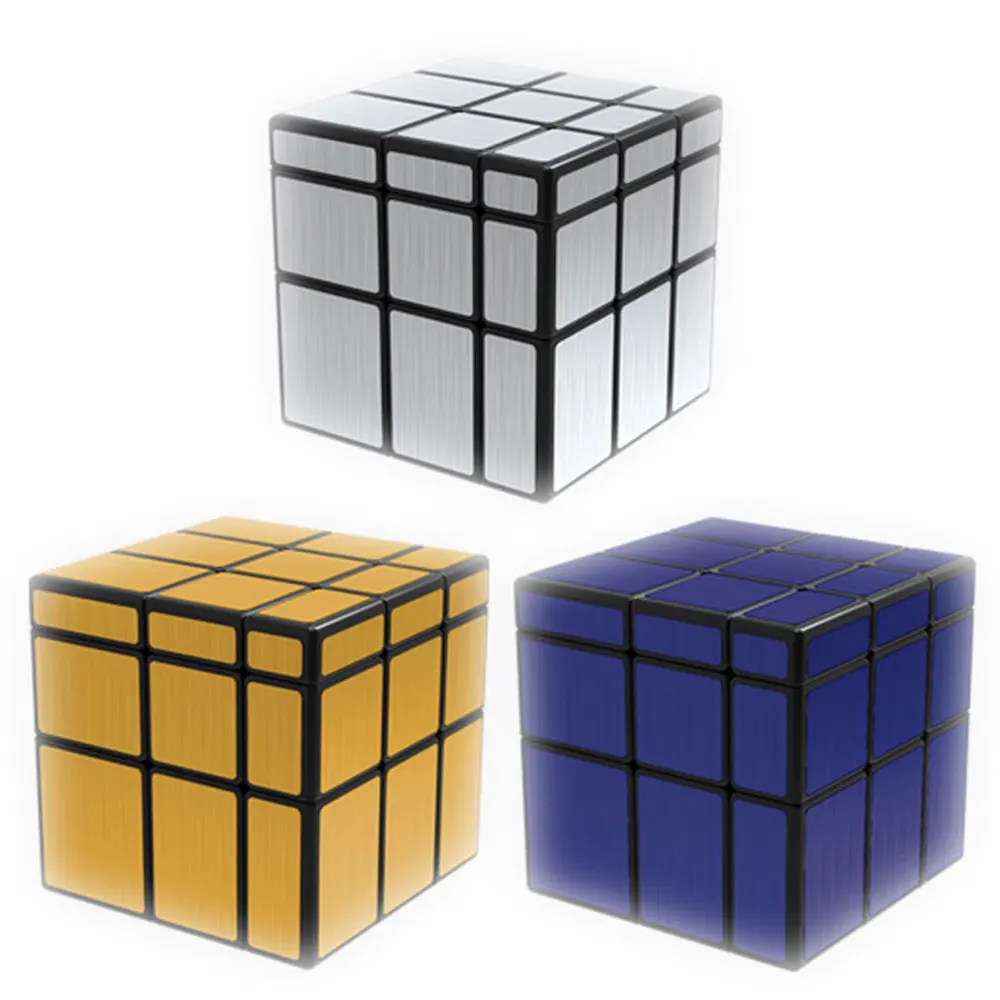 

Magic Mirror Cube 3x3x3 Gold Silver Professional Speed Cubes Puzzles Speedcube Educational Toys For Children Adults Gifts