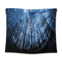 scenery tapestry beautiful natural forest print wall hanging fabric bedspread beach towel home decoration travel sleeping mat