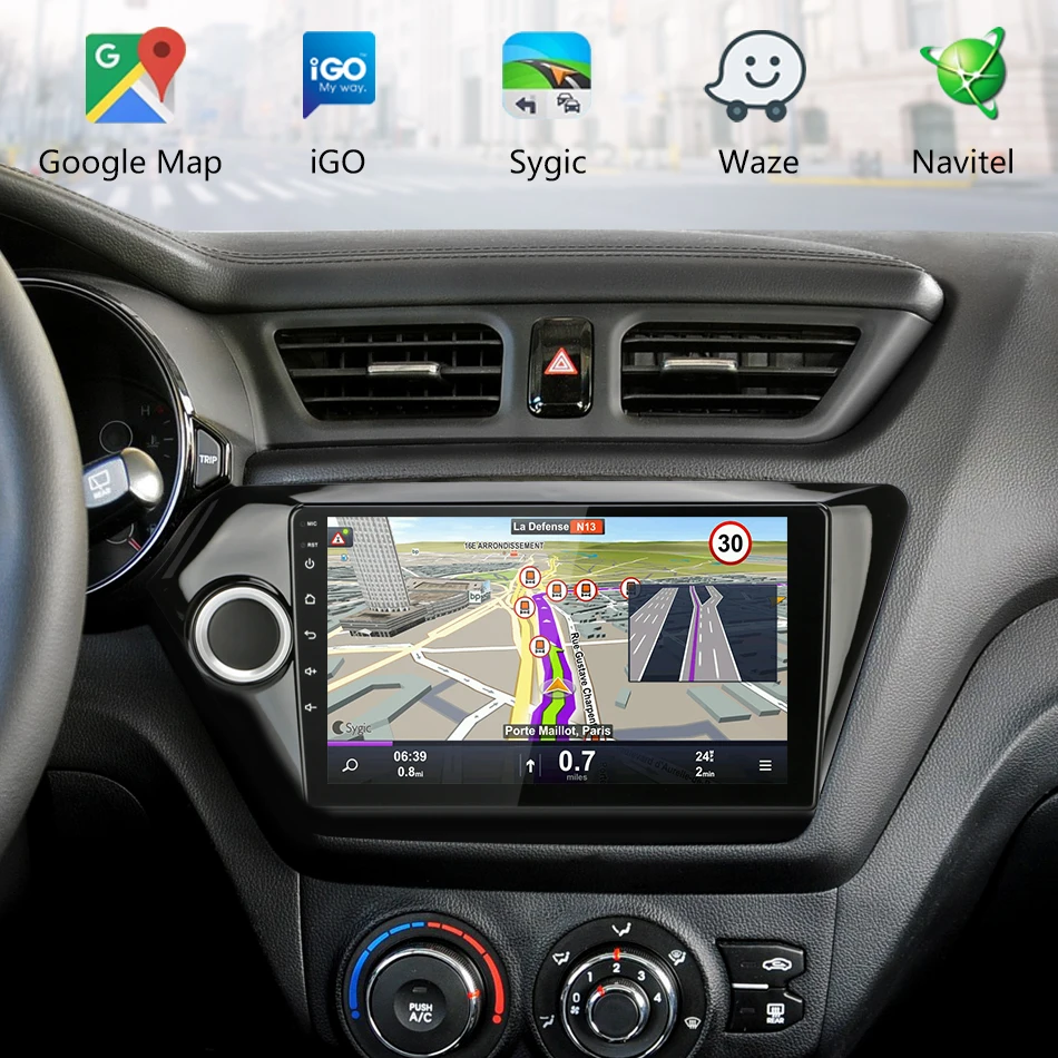 Jansite " автомобильное радио для KIA RIO 3 2011- RDS DSP Android 8,1 сенсорный экран gps навигация Вай-Фай Авторадио Видео с рамкой R9