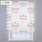 Хорошее качество двойные полосатые жалюзи двухслойные роликовые шторы индивидуальные шторы оконные шторы с горизонтальным узором