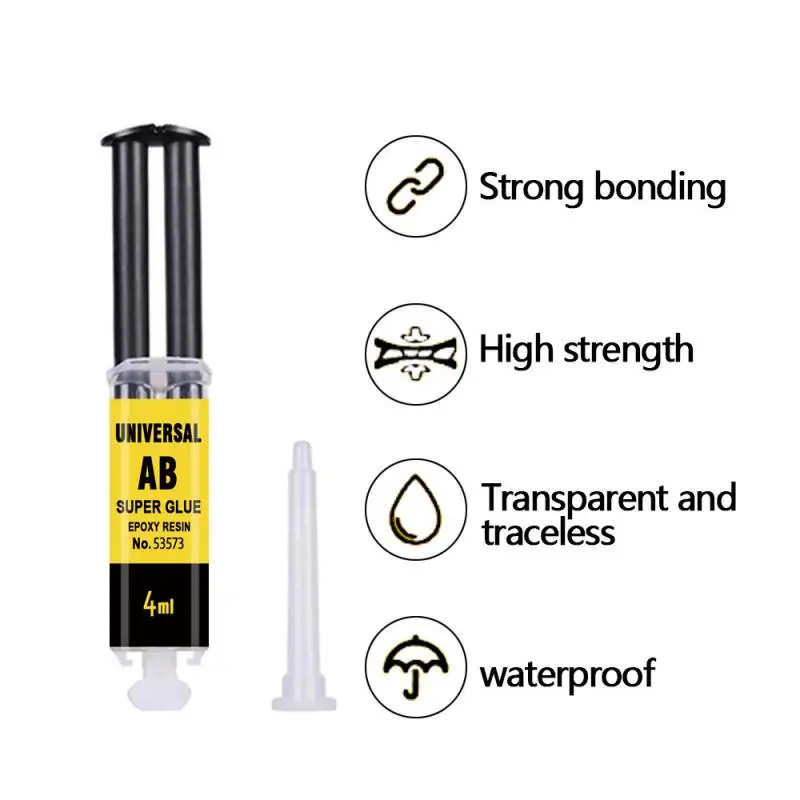 

Super AB Glue Iron Stainless Steel Aluminium Alloy Glass Plastic Wood Ceramic Marble Strong Quick-drying Adhesive Epoxy Epoxies
