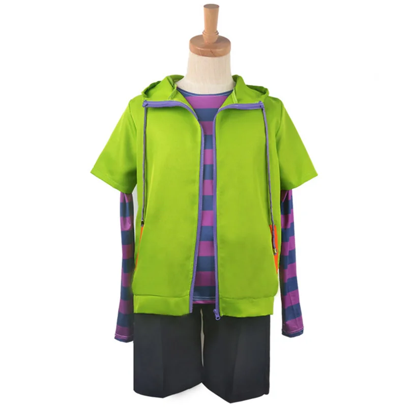 SK8 the Infinity Anime Miya Chinen Cosplay Hooded Zipper Costume Short Wig Hoodie Jacket Tail Gloves Halloween Outfits SK∞ Suit |