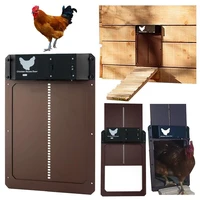 automatic chicken coop door light sensitive automatic chicken house door high quality and practical chicken pets tool dropship