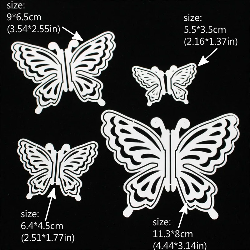 

KSCRAFT Layering Butterflies Metal Cutting Dies Stencils for DIY Scrapbooking Decorative Embossing DIY Paper Cards