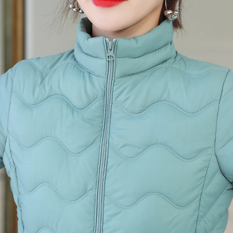 Новинка зимняя короткая пуховая куртка Женская парка корейское тонкое