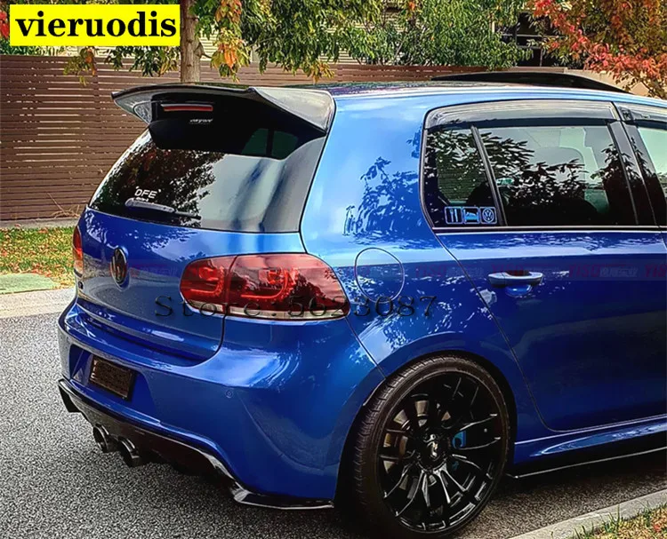 Golf 6 для GTI r20 OSIR Стайлинг задний спойлер из углеродного волокна на крышу Volkswagen vw golf