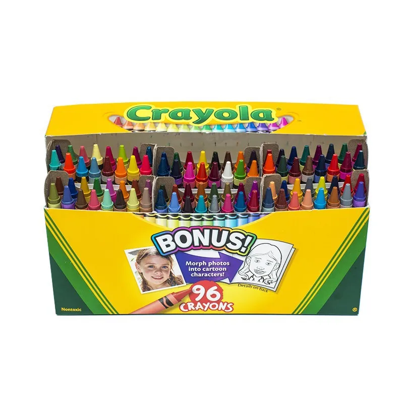 Crayola Crayon 96 цветов детские безопасные Рисованные граффити Изобразительное искусство игрушки 52-0096