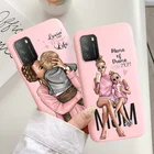 Чехол для Xiaomi Redmi Note 10 Pro Max, мягкий силиконовый чехол с рисунком для телефона Xiaomi Redmi Note 10 10S, милый чехол для мамы и ребенка