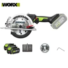 Циркулярная Пила Worx WU535 с бесщеточным Мотором, 140 мм, 45 90 градусов