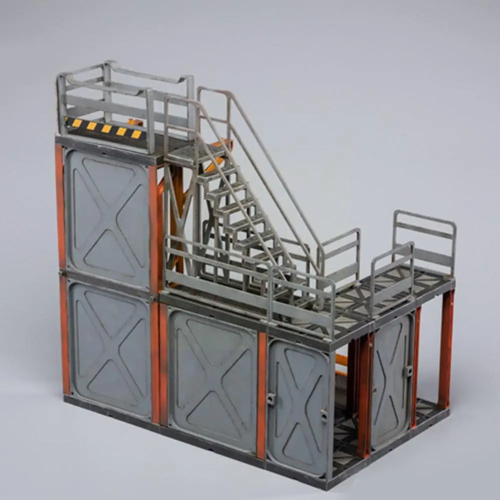 

1/18 Hangar Scene Weapon Depot/Warning Area 3.75-inch Movable Display Platform Soldier V7M7