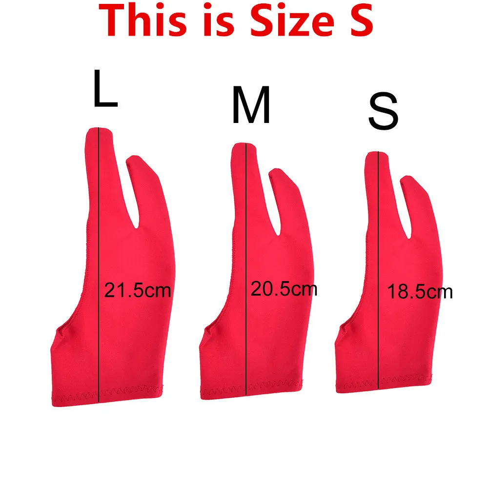 Новый 18 5 см черного цвета искусство рисования перчатки для каждого графический