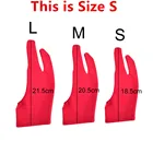 Перчатки черные для рисования, 18,5 см, для каждого графического планшета