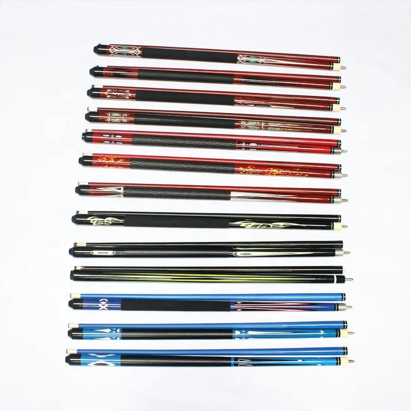 Цветной бильярдный кий 57 дюймов копированный Карбон 1/2 Произвольный выбор|Кии