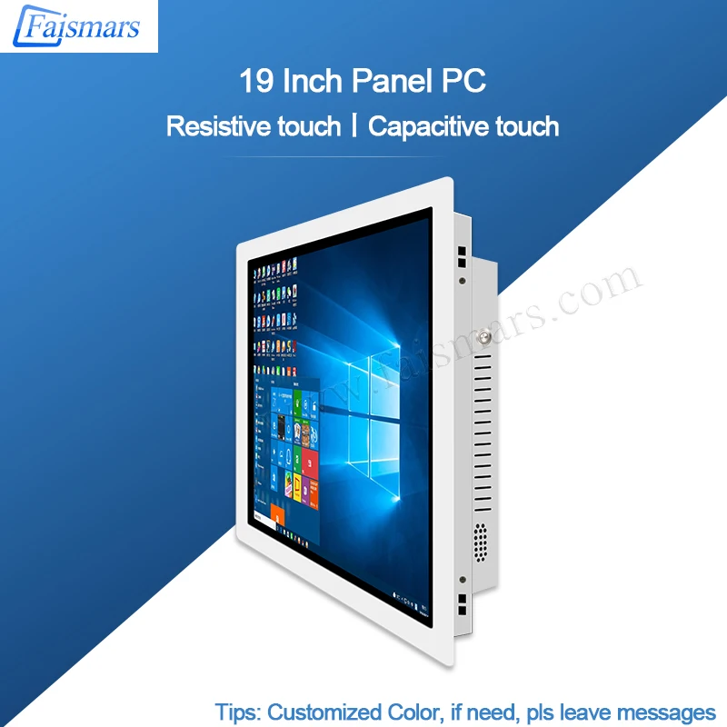 

19 Inch Desctop Computers Mini Panel PC With I7 8th gen Quad Core 8565U High-brightness Touch Screen External WiFi COM win10 Pro