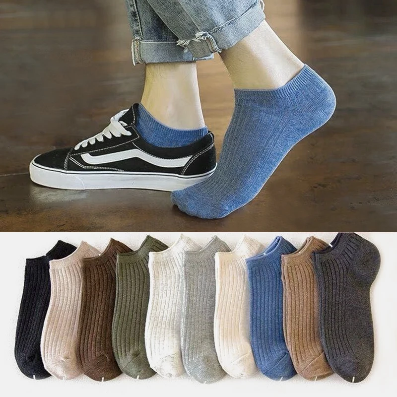 

New Harajuku Style Casual Socks Women's Solid Color Breathable Sailing Socks Pure Cotton Socks Simple Socks