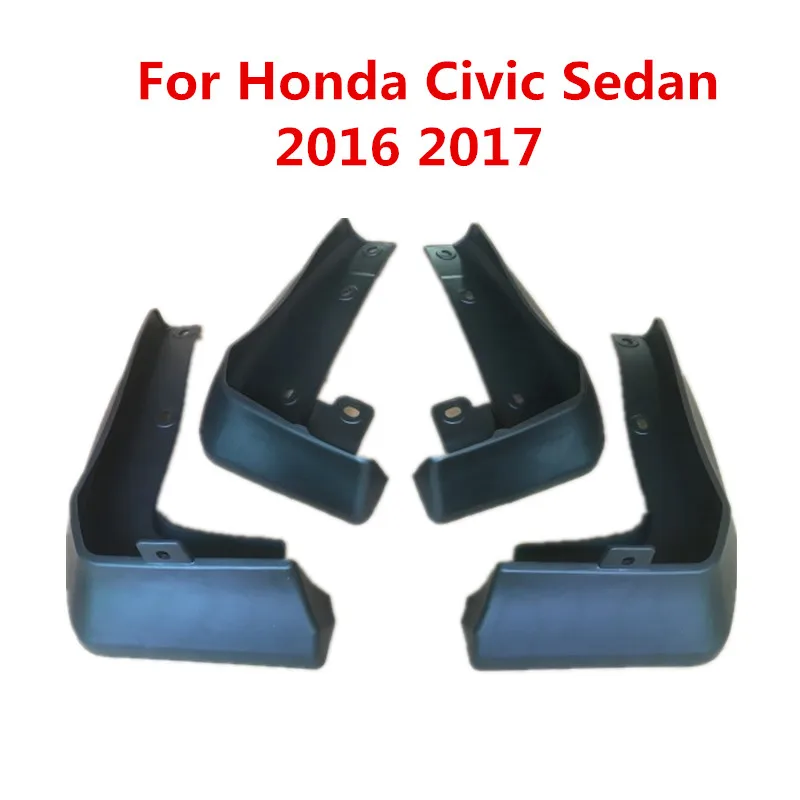 4 шт./компл. Брызговики автомобильные для Honda Civic Седан 2016 2017 брызговики брызговик