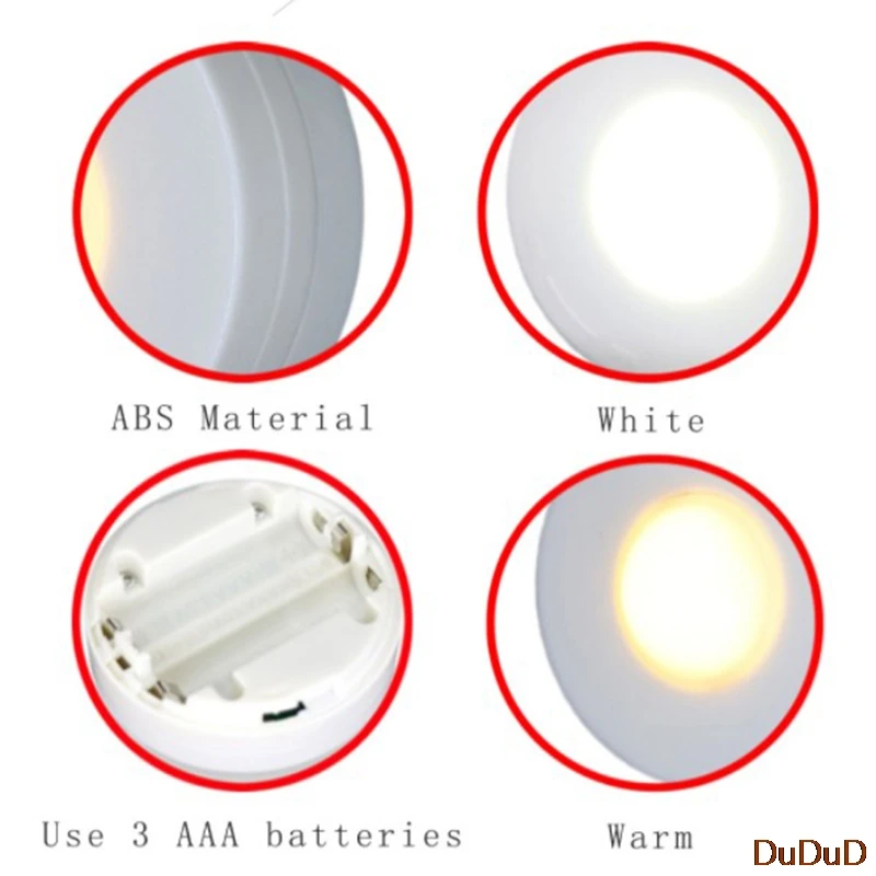 

Remote controller LED night light Dimmable RGB Under Cabinet Light For Showcase