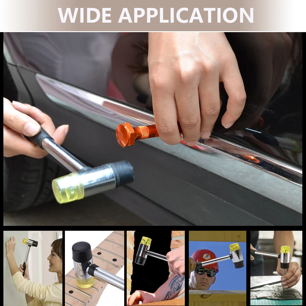 25 мм двухсторонний мягкий резиновый молоток для многофункционального ручного