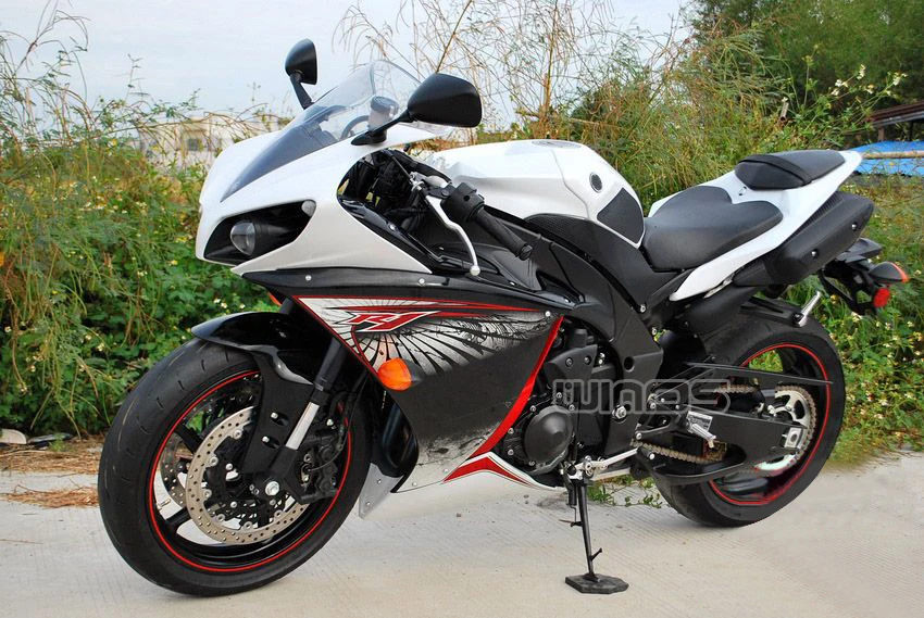 Комплекты обтекателей Крышка корпуса КОРПУСА ДЛЯ Yahama YZF1000 YZF R1 2009-2012 2010 2011 ABS Литье