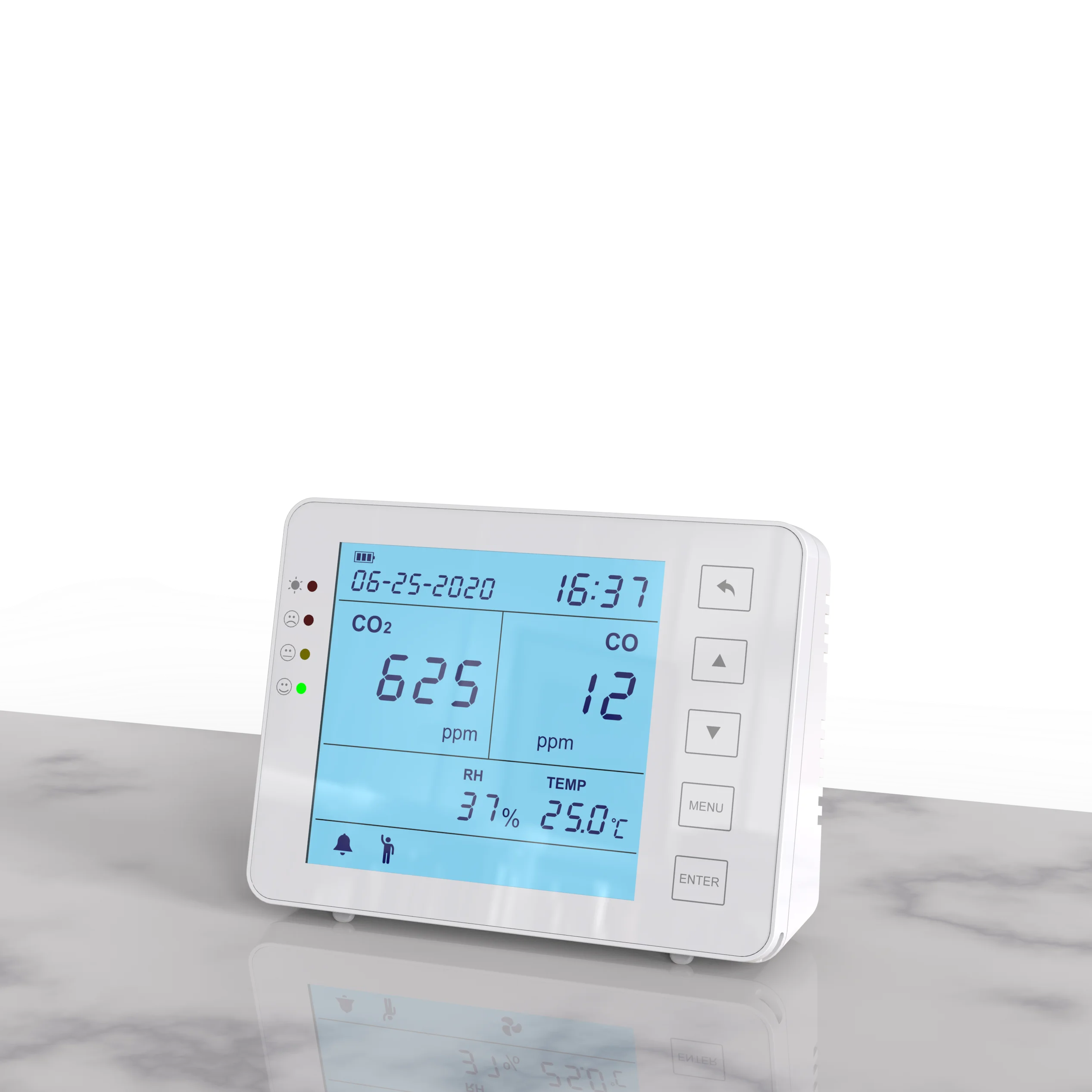 

CO CO2 carbon oxide monitor Car air quality monitor to alarm co2 fatigue co poisoned driver car co2 monitor