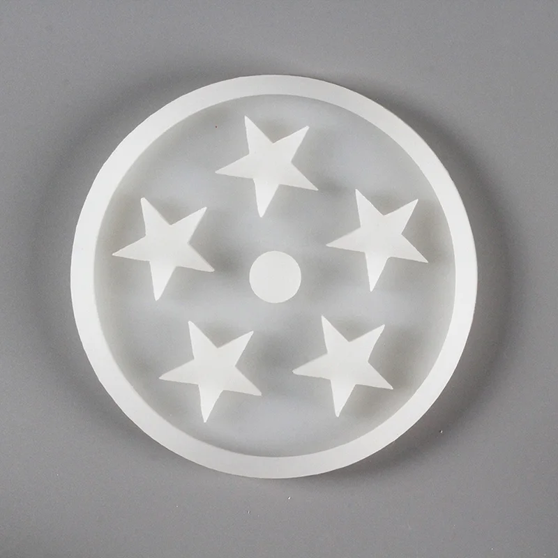 

Round Concrete Molds Epoxy Resin Coaster Mould Desktop Craft Tool