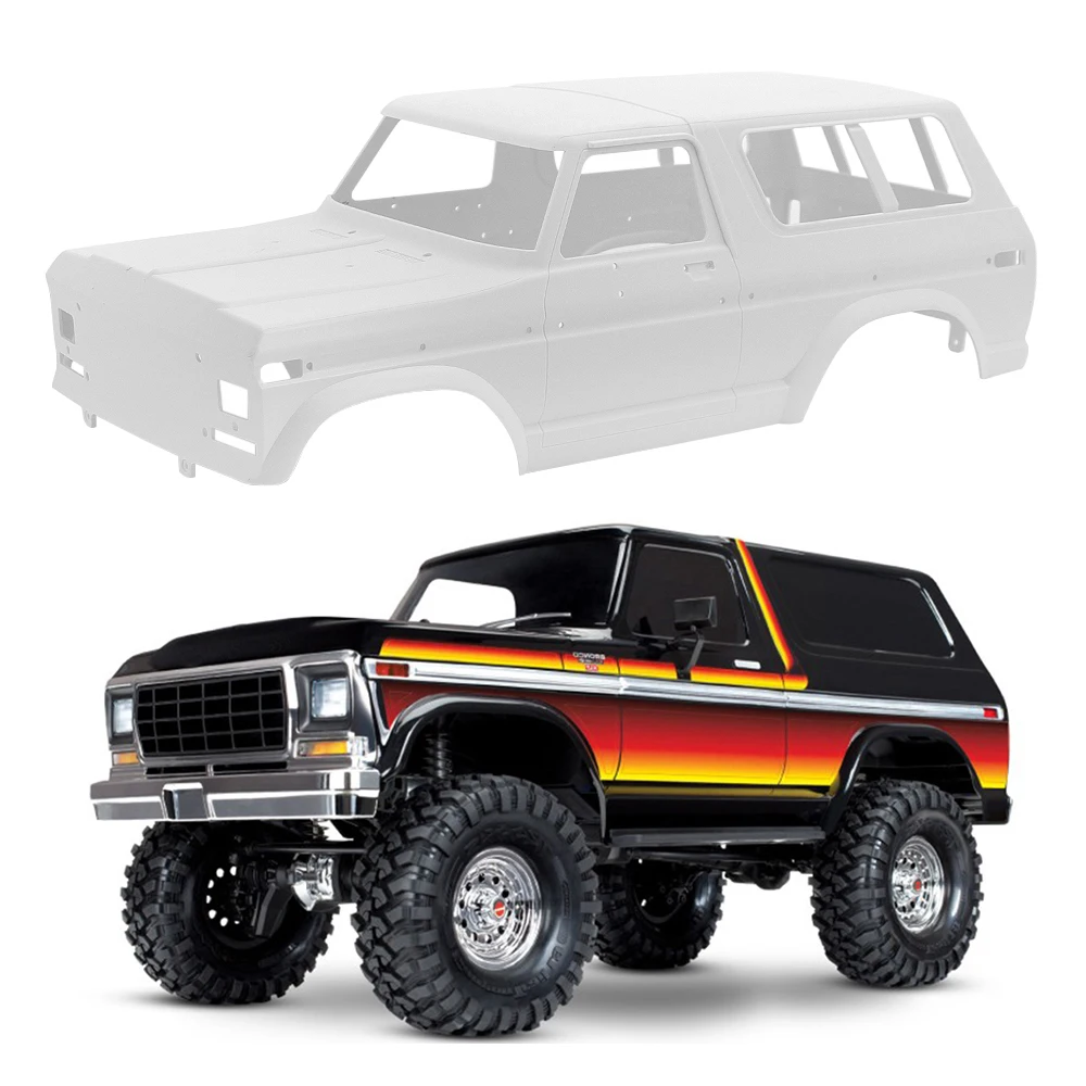 

1/10 Scale 313MM Wheelbase Ford ABS Hard Body Set and Interior for RC Crawler Car TRX4 Bronco SCX10 90046 Redcat GEN8 RGT 86100