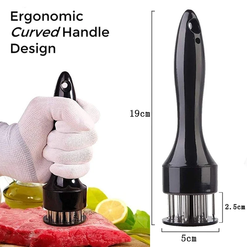 

Teyaao 1PC Multifunctional Meat Tenderizer Needle Stainless Steel Steak Meat Pine Needle Meat Marinade Flavor Kitchen Too
