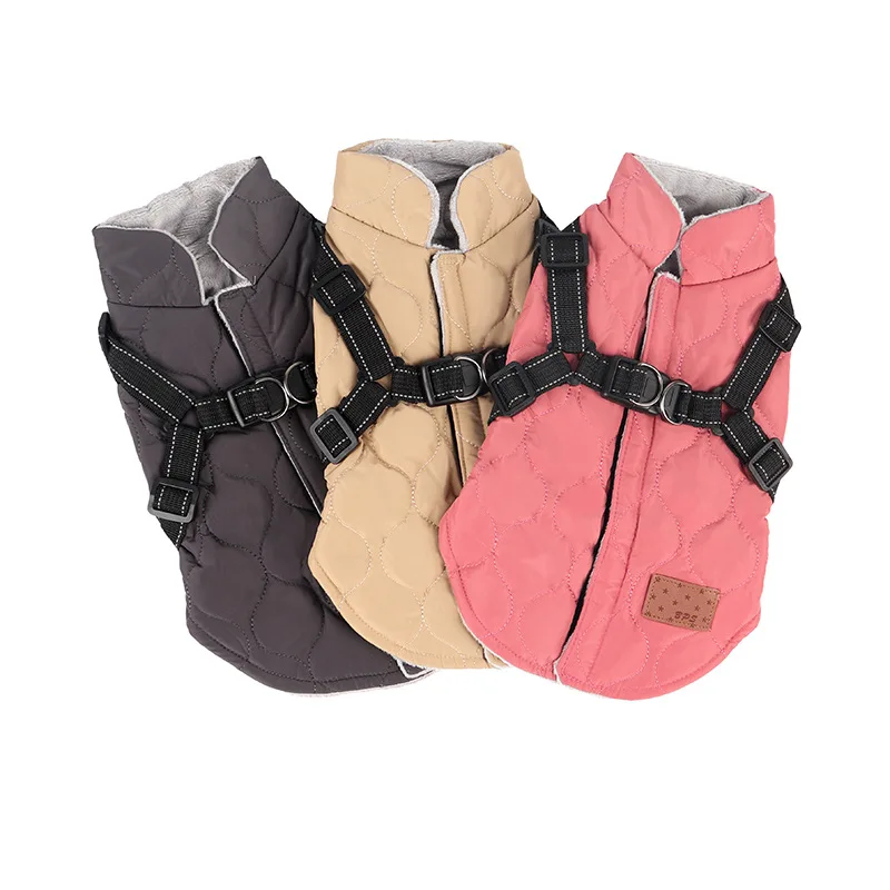 

dog down jacket Thick Warm Cotton Clothes For Pet Puppy Medium Dogs Top Quality Winter Clothing French Bulldog Down Coat