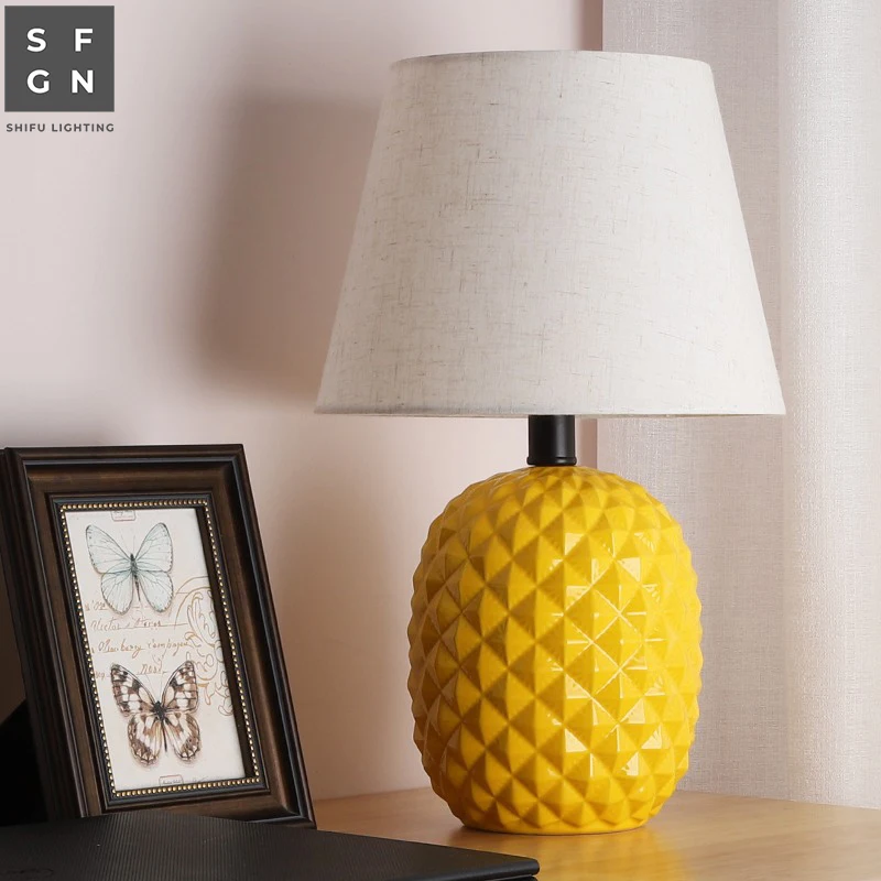 Современная настольная лампа для Гостиная Спальня ночники керамика стиле