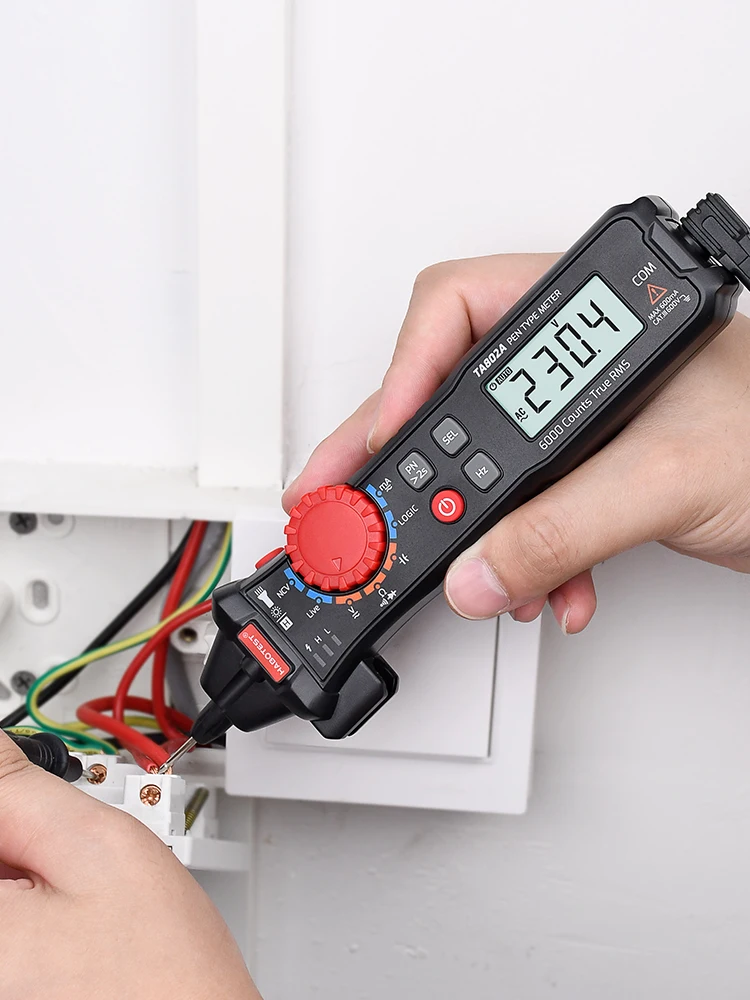 Цифровой мультиметр HABOTEST TA802 измерение истинных среднеквадратичных значений