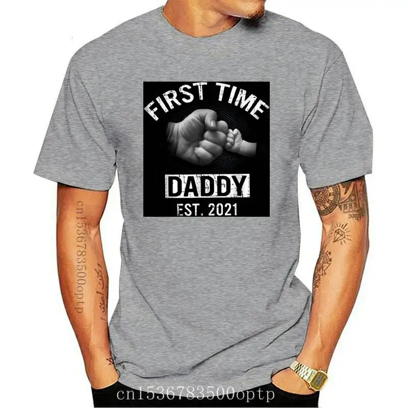 

New First Time Daddy 2021 Dad Est 2021 Shirt Fathers Day Gift T Shirt