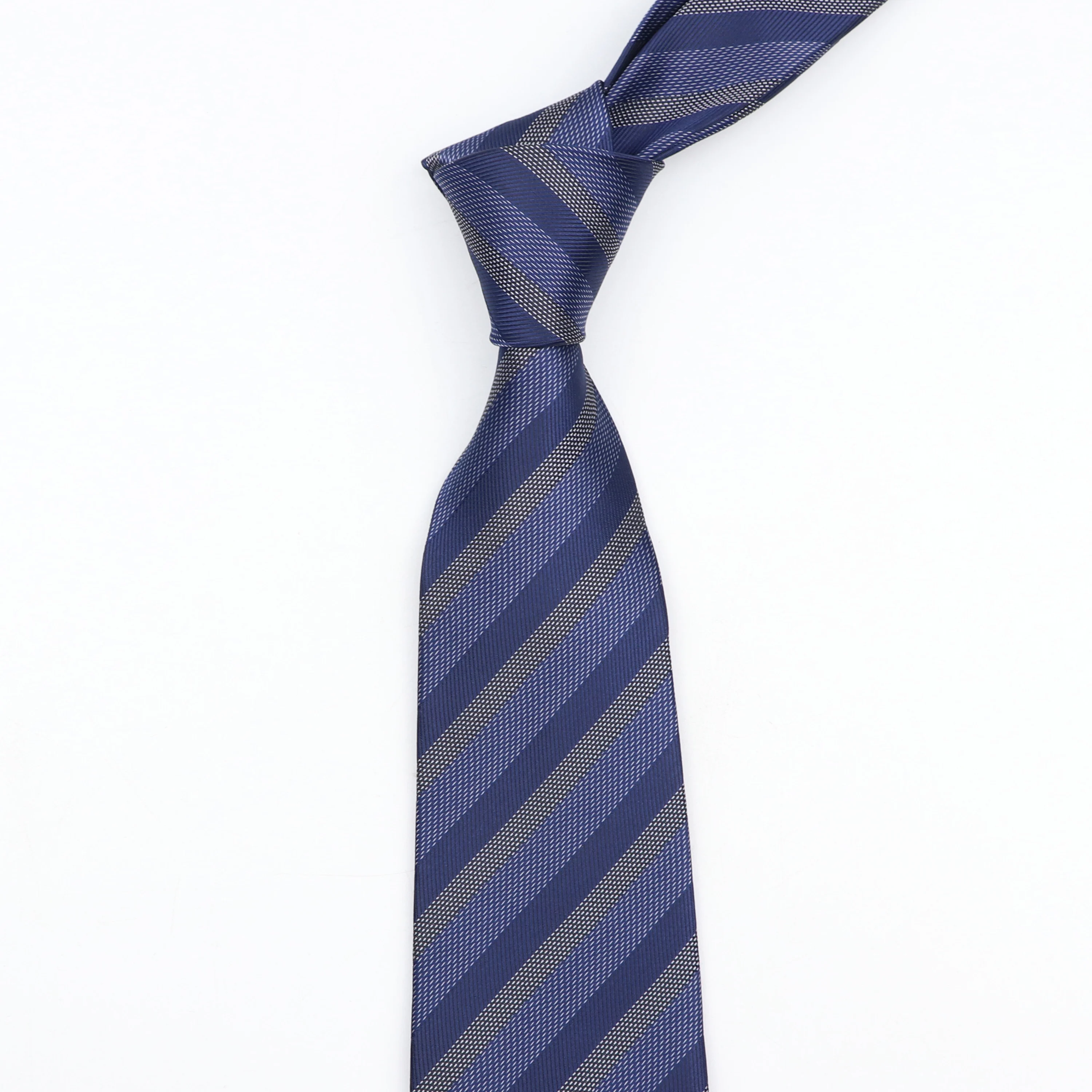 Мужской классический галстук 8 см роскошный красный синий серый полосатый