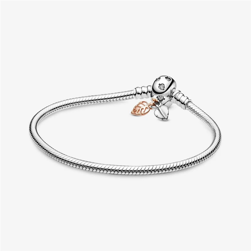 Браслет BBee со сверкающей пряжкой и цепочкой в виде листа женский браслет змеиным