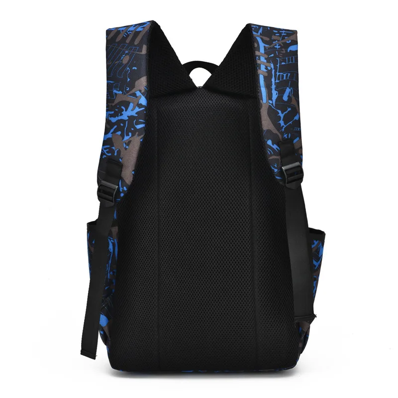 4Pcs/set School Bags For teenager boys School Backpack Cute Camouflage printing nylon High-capacity backpacks mochila escolar