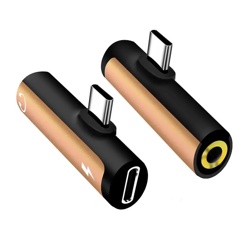 Переходник USB Type-C на 3 5 мм адаптер Aux 2 в 1 удлинитель для зарядки C наушников Xiaomi 8