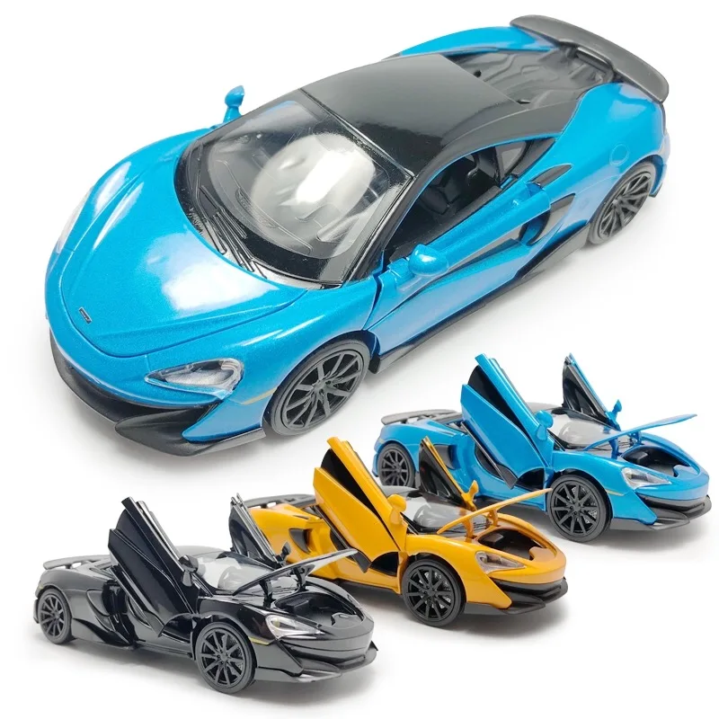 HOMMAT 1:32 Масштаб McLaren 600LT 2019 Supercar модель автомобиля литой сплав игрушечный